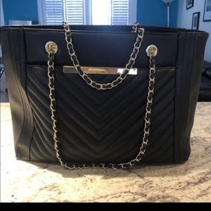Black Leather Tote